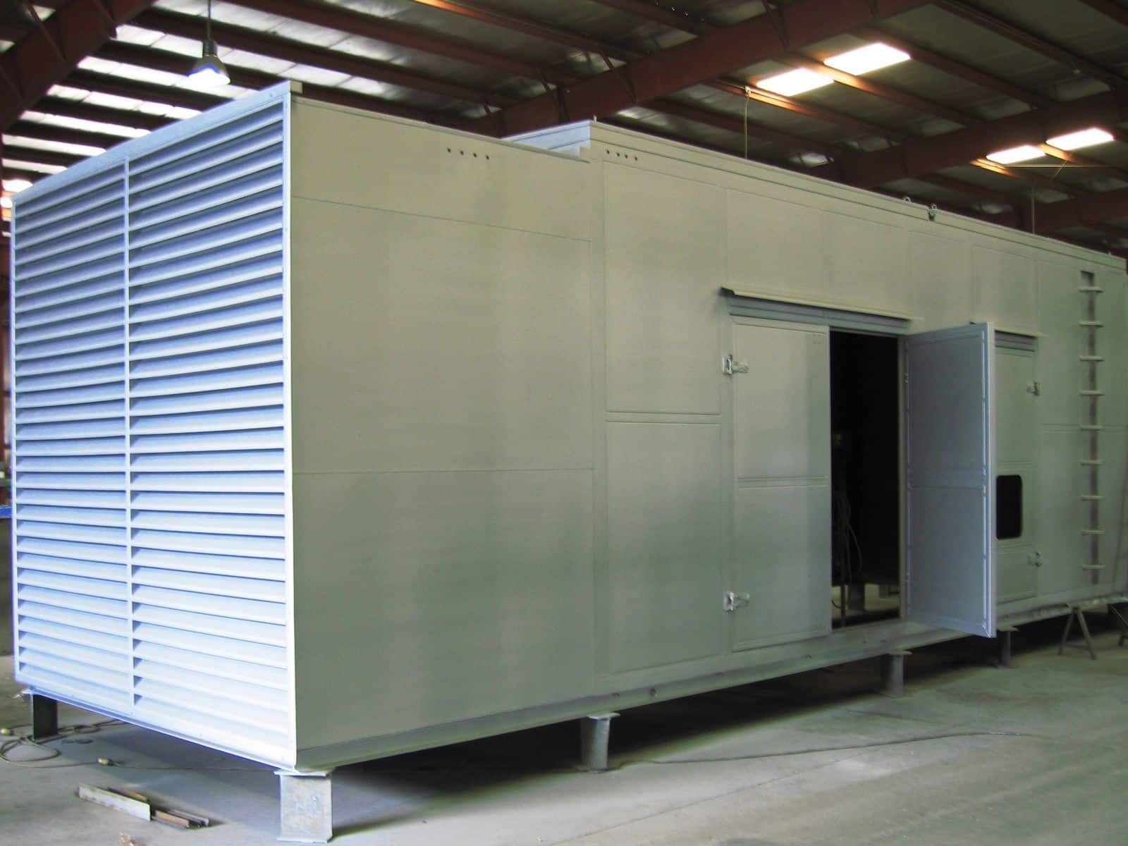 Acoustic Enclosures for HVAC Plant with Acoustic Louvers | Generator Room Acoustics