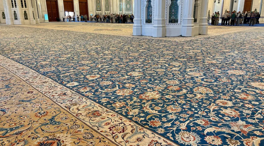 Biggest Carpet in the World in Sultan Qaboos Grand Mosque Oman