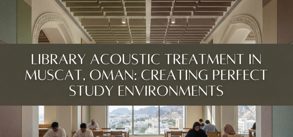 Library Acoustic Treatment in Muscat