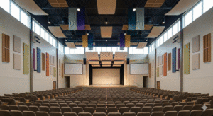 Solving Echo Problems in Large Halls and Auditoriums