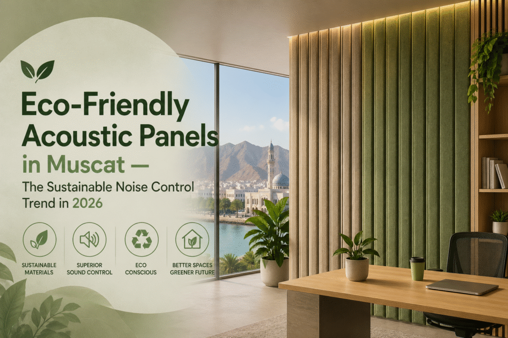 Eco-friendly acoustic design in Muscat