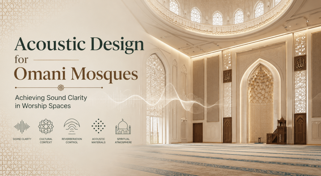Acoustic design for Omani mosques