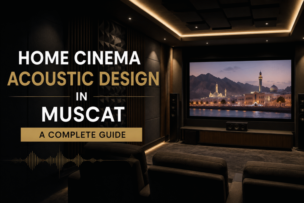 Home cinema acoustics in Muscat