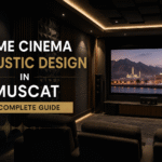 Home cinema acoustics in Muscat