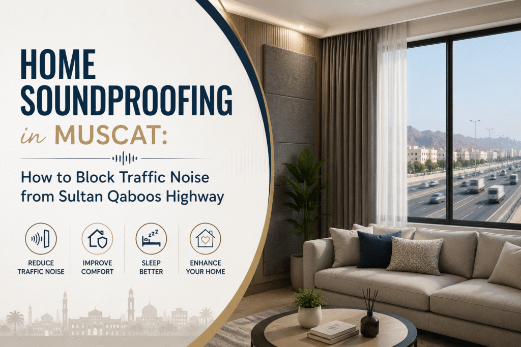 Home soundproofing in Muscat guide